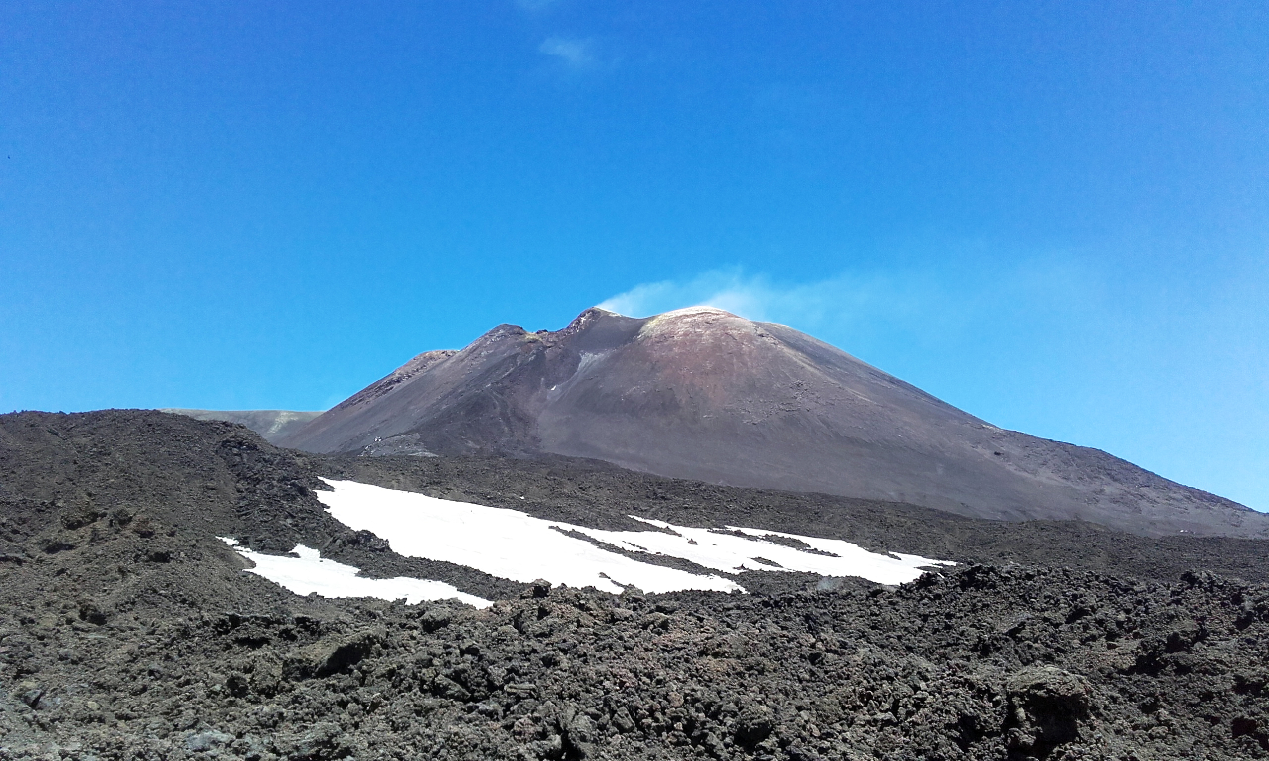 Cráter principal del volcán Etna