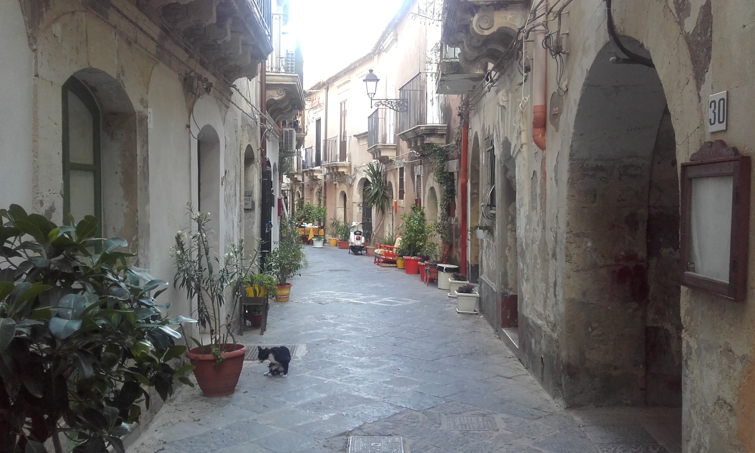 Paseando por las callejuelas de Ortigia