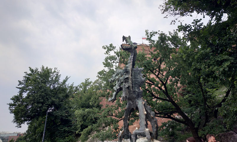 Escultura del Dragón de Wawel