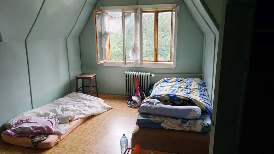 Mi habitación del Good Bye Lenin hostel
